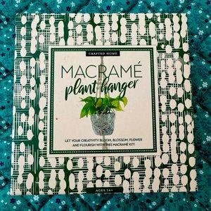 DIY Macrame craft kit plant holder craft kit